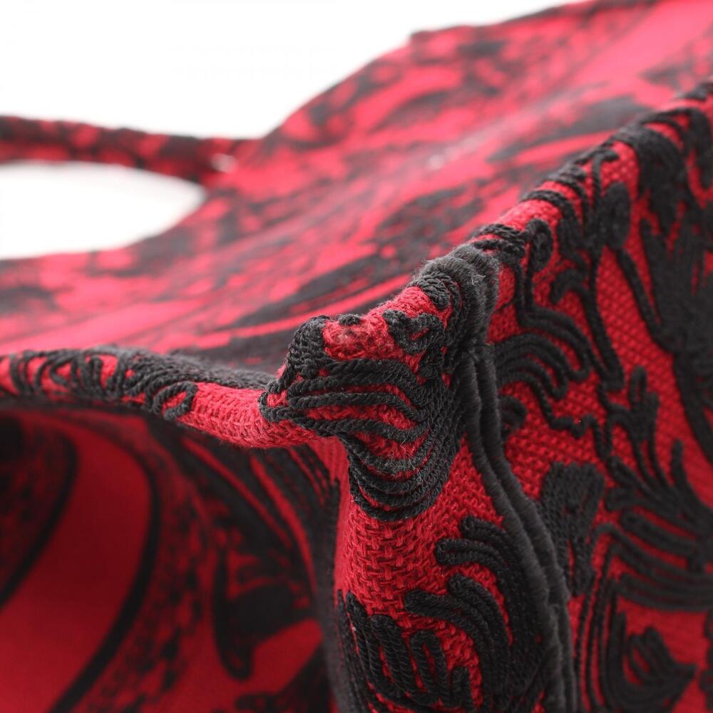 Dior BOOK TOTE Bag Canvas Red Black - Picture 5 of 5